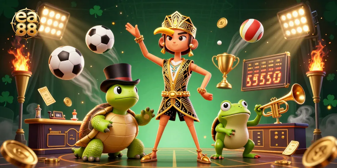 Experience thrilling gameplay at ea 88 with vibrant characters and dynamic casino elements.